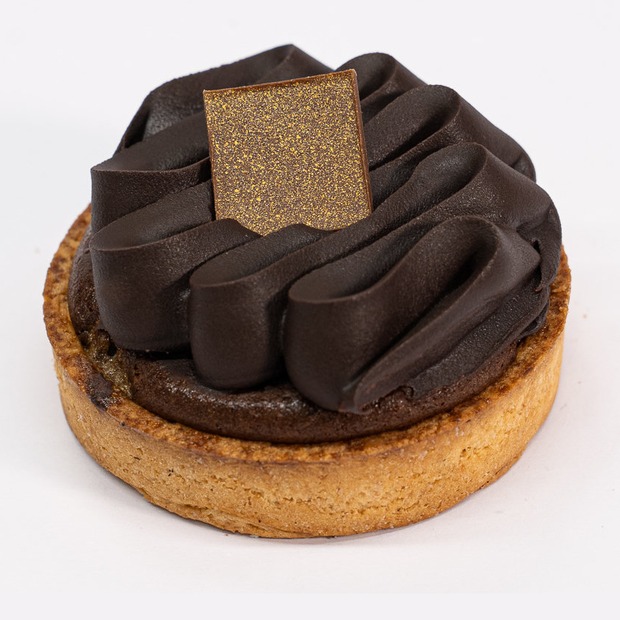 Tartaleta de chocolate y plátano